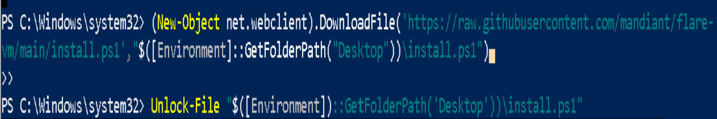 PowerShell pre-installation verification results