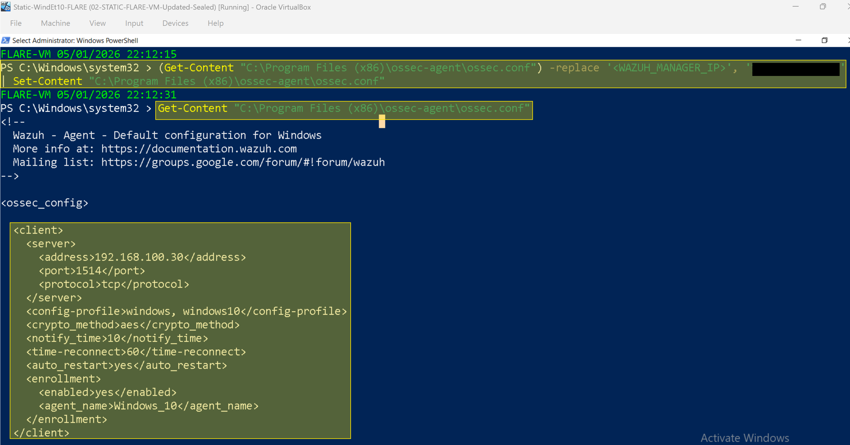 PowerShell pre-installation verification results