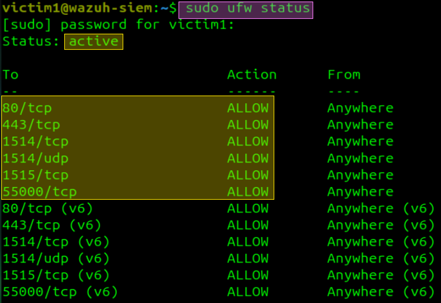 PowerShell pre-installation verification results