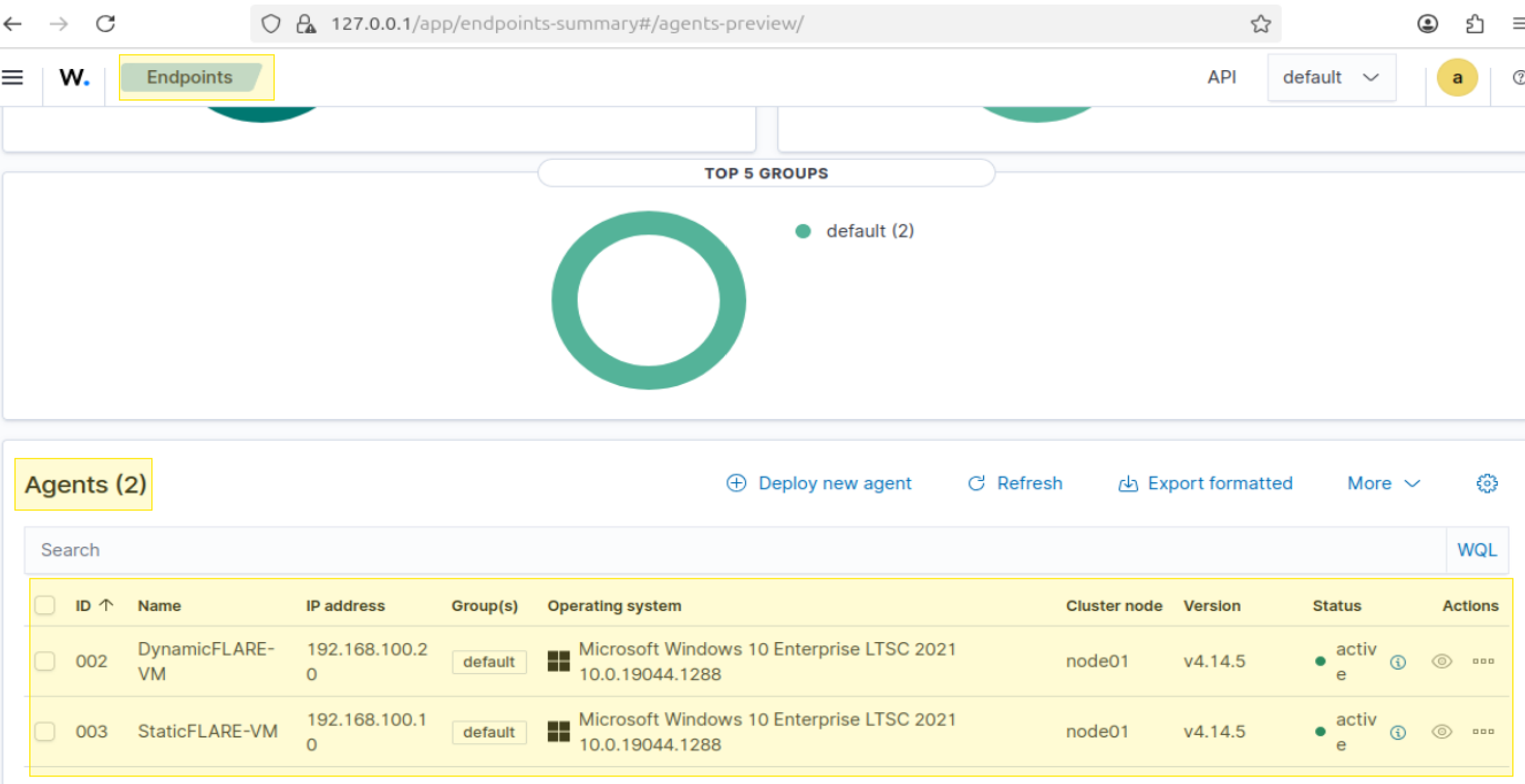 PowerShell pre-installation verification results