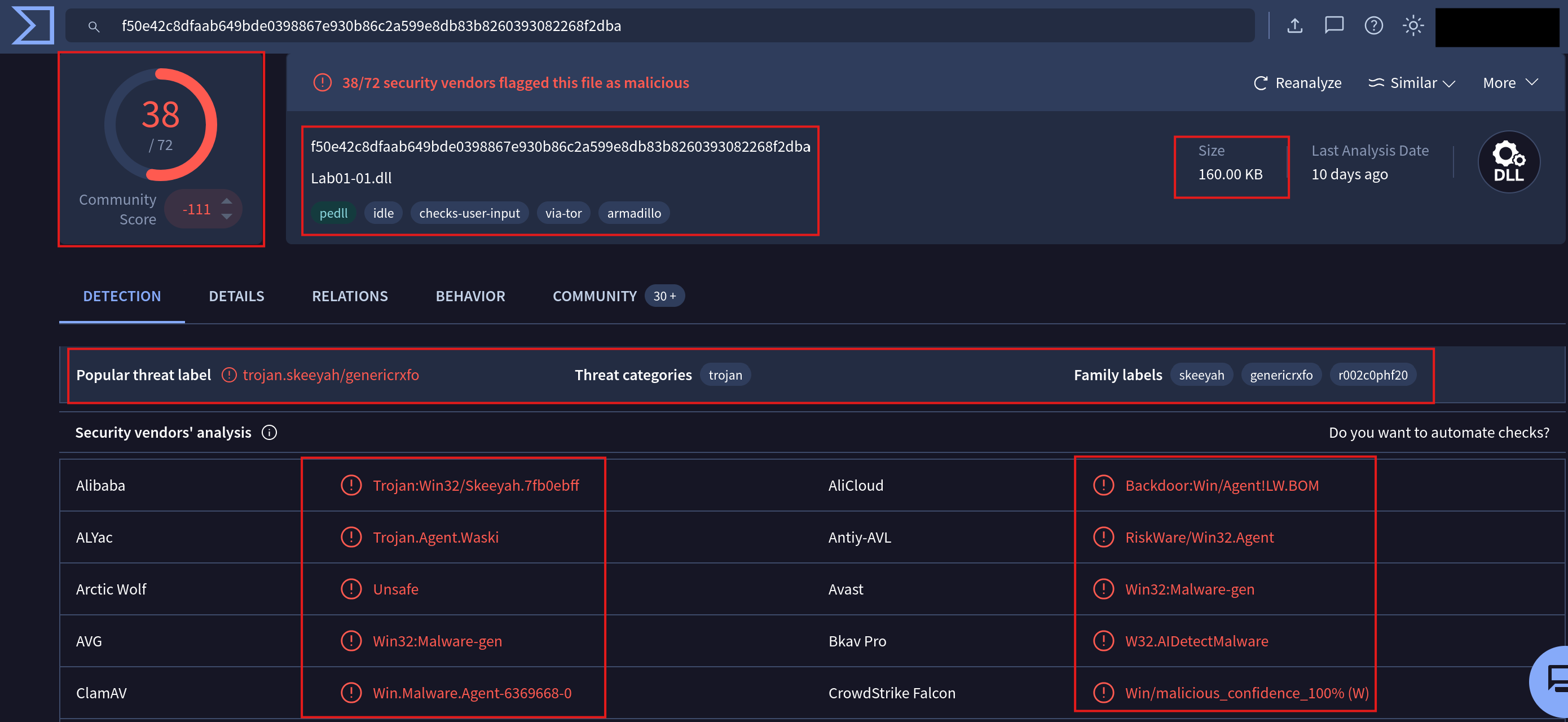PowerShell pre-installation verification results